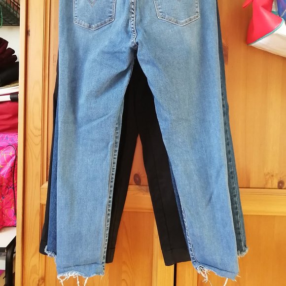 sz 31 LEVI'S Blue skinny high rise ankle JEANS - Picture 7 of 8